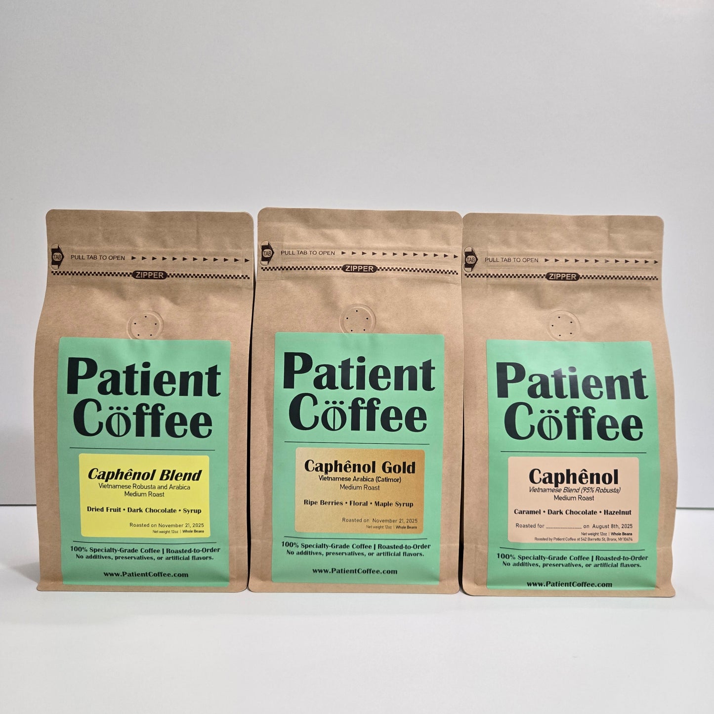 Caphenol Collection: 3-pack